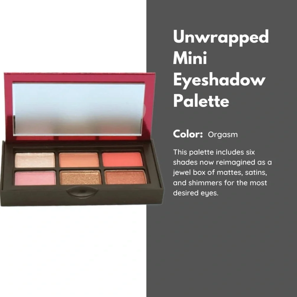 🎁 NARS Unwrapped Mini 6 Eyeshadow Palette in Orgasm  Great gift idea 🎁 - Picture 11 of 12